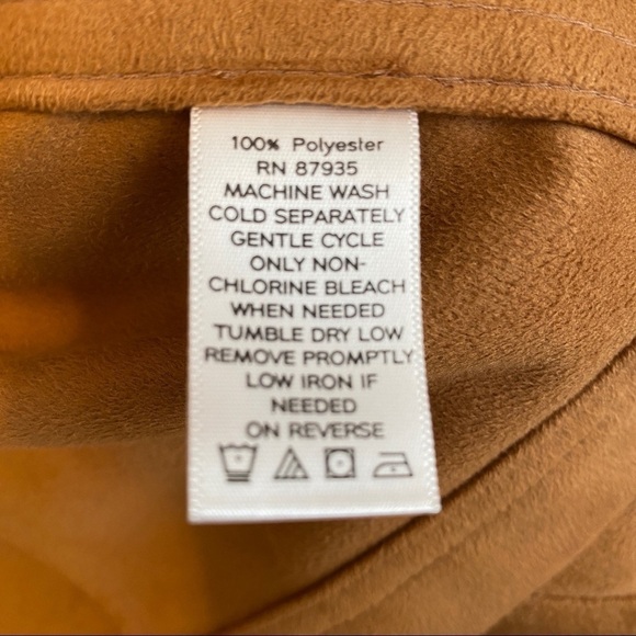 George Simonton oversized suede like light jacket size 1X - Picture 5 of 8